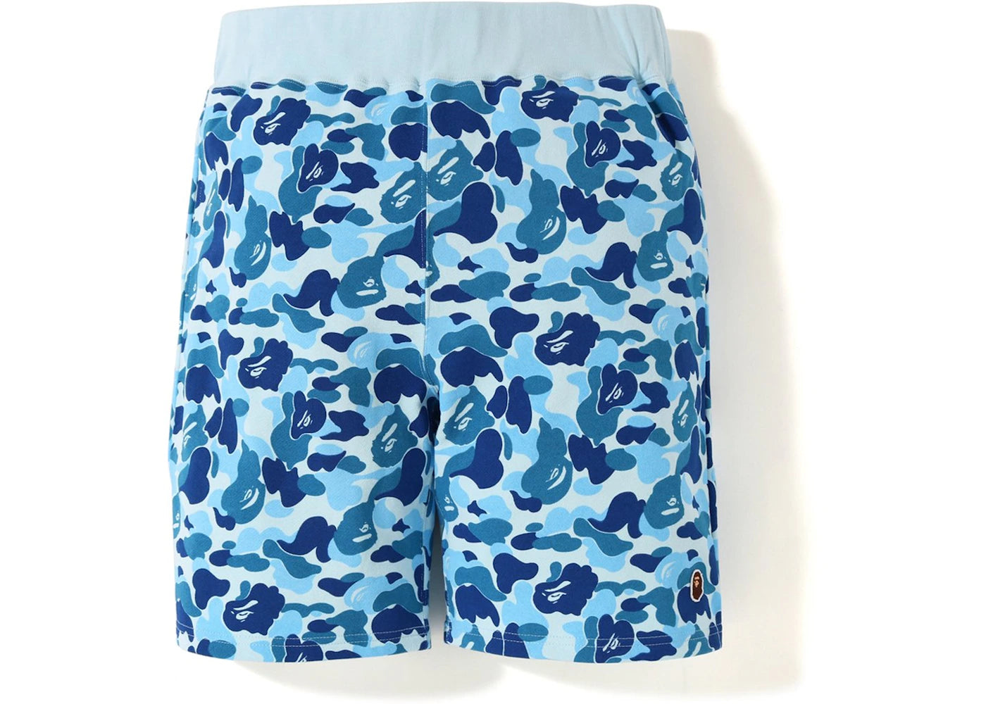 BAPE ABC One Point Sweat Shorts Blue