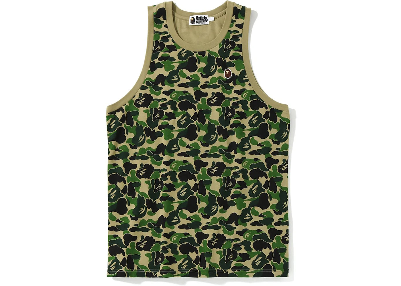 BAPE ABC One Point Tank Top Green