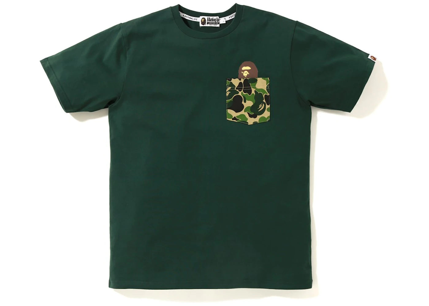 BAPE ABC Pocket Tee Green/Green