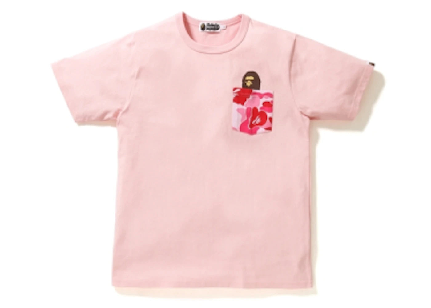 BAPE ABC Pocket Tee Pink/Pink