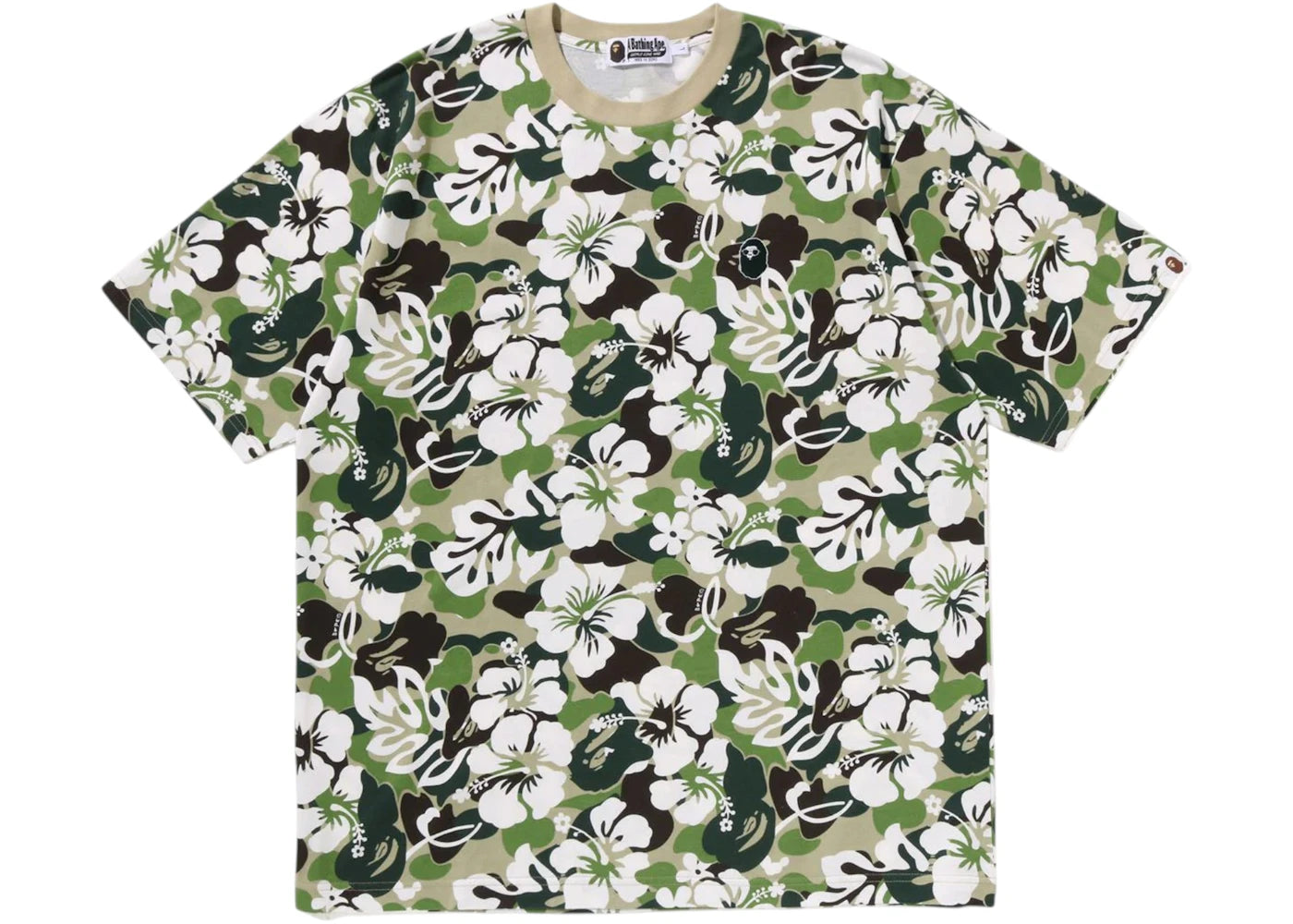 BAPE ABC Resort Camo Relaxed Fit Tee (FW25) Green