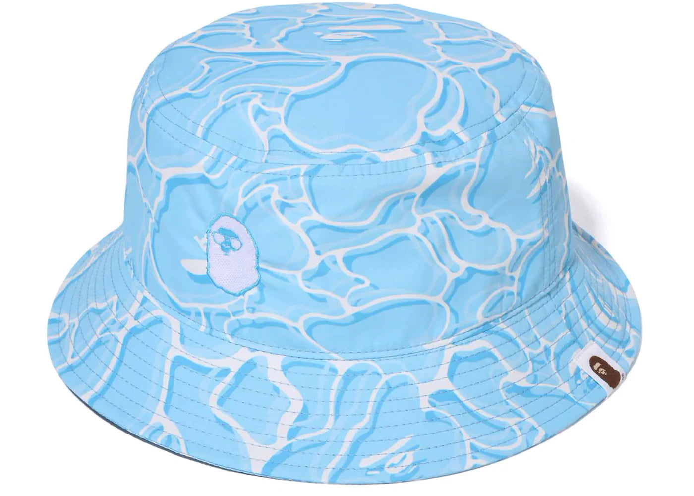 BAPE ABC Sea Surface Camo Bucket Hat Blue