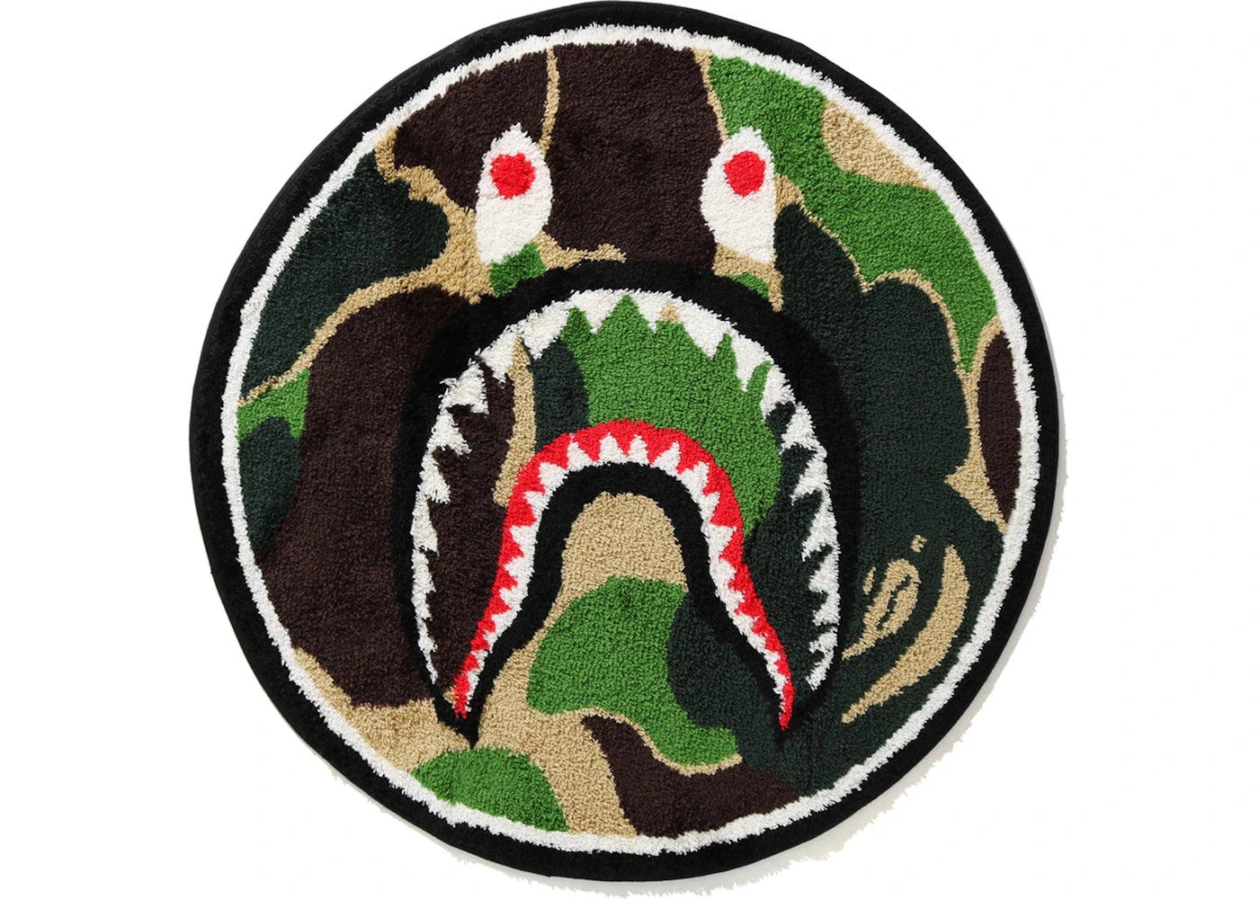 BAPE ABC Shark Rug Green