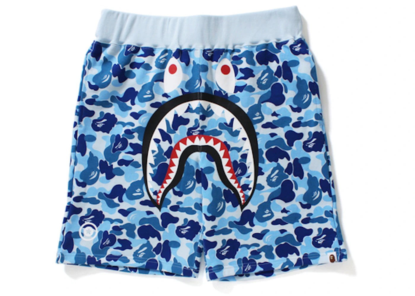 BAPE ABC Shark Sweat Shorts Blue