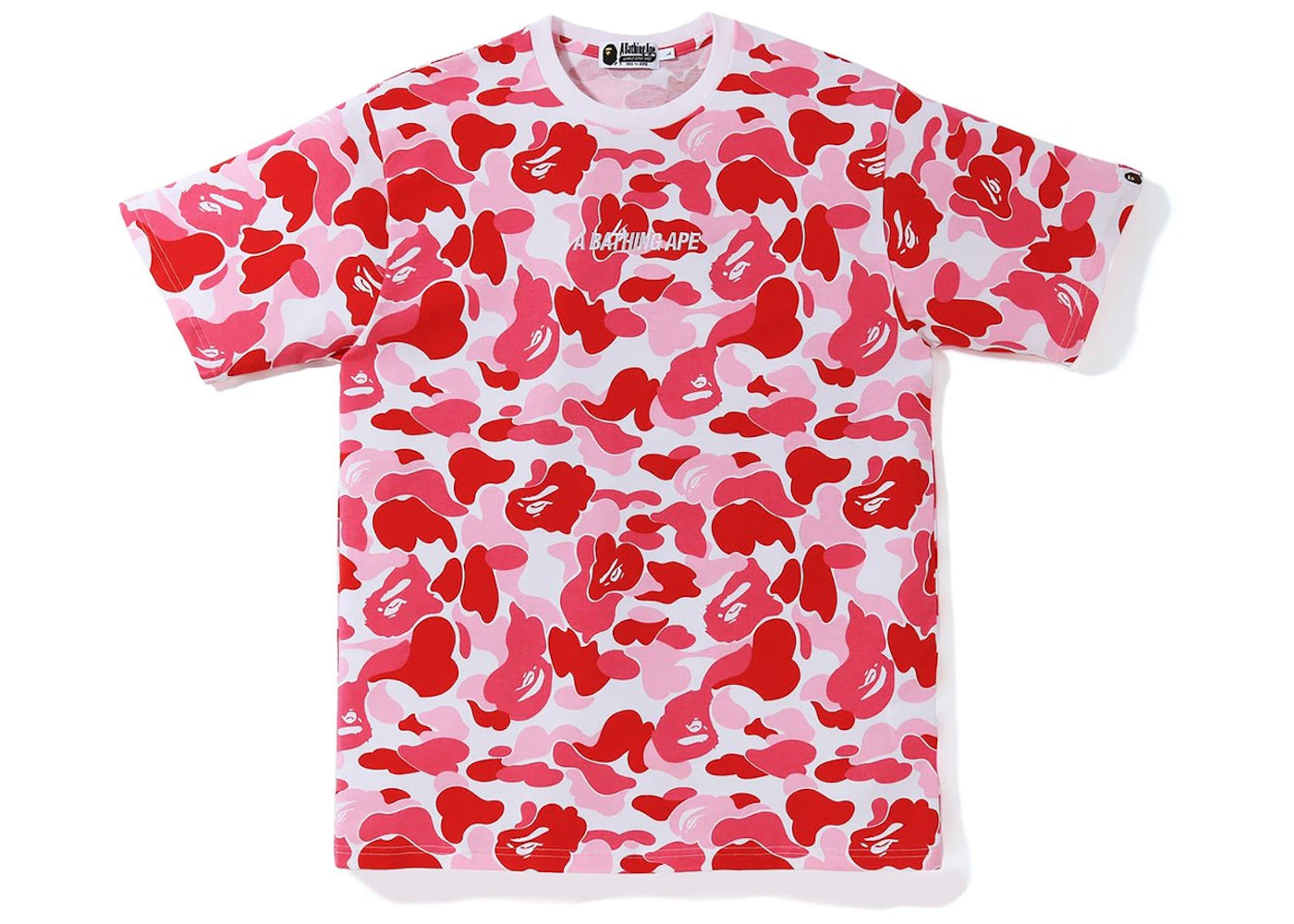 BAPE ABC Wide A Bathing Ape Tee Pink