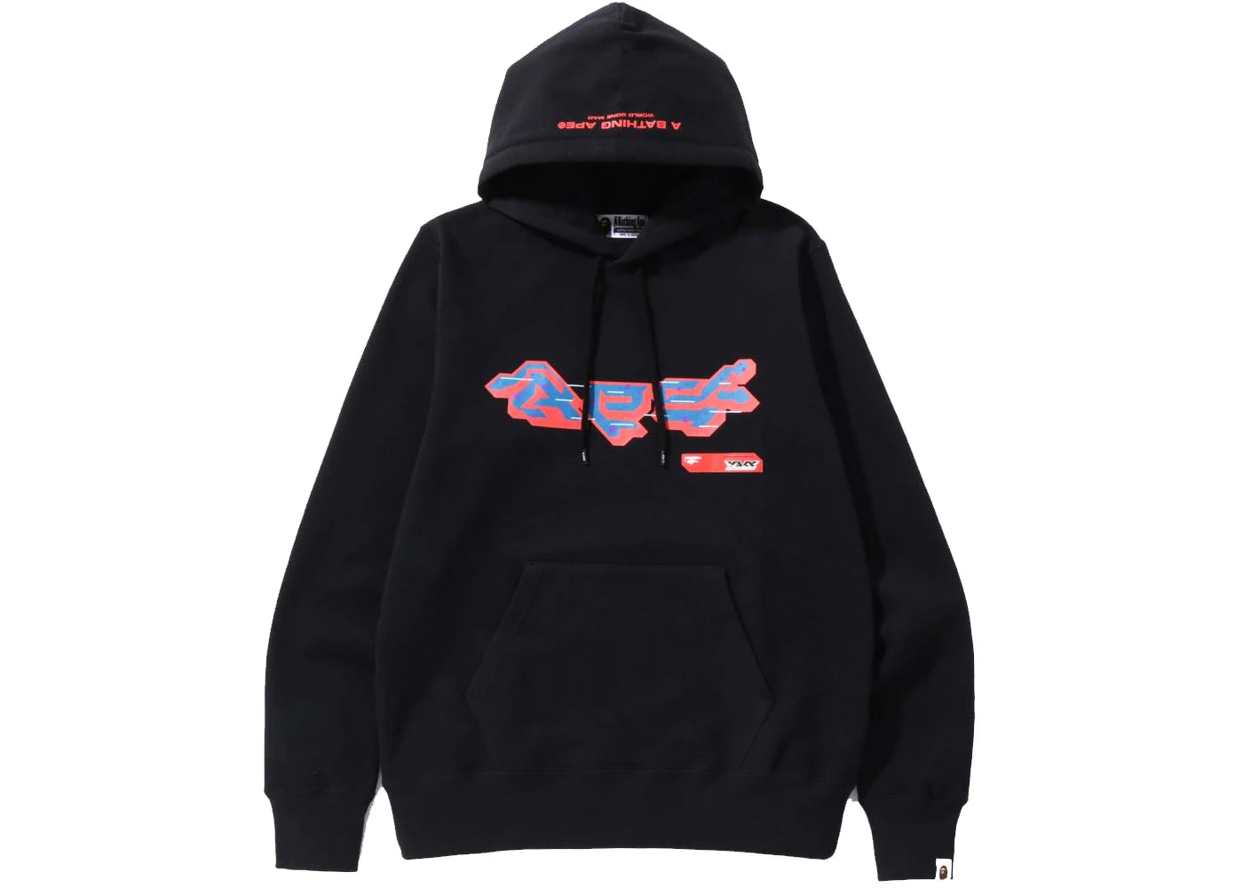 BAPE Ape Graphic Pullover Hoodie Black