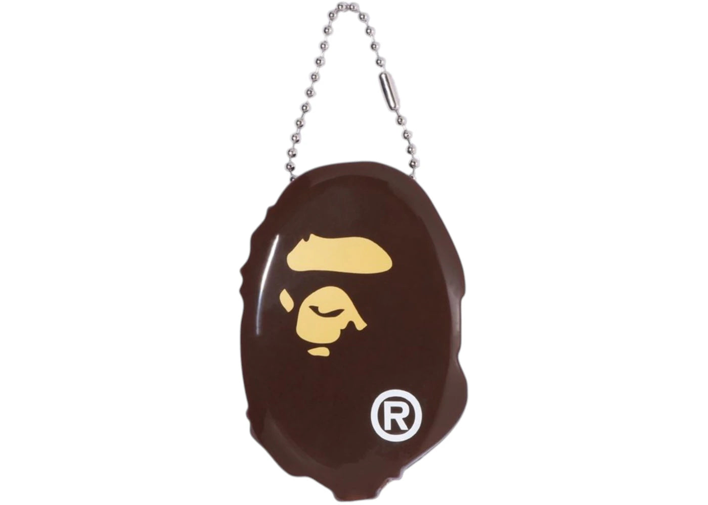 BAPE Ape Head Coin Case (FW25) Brown
