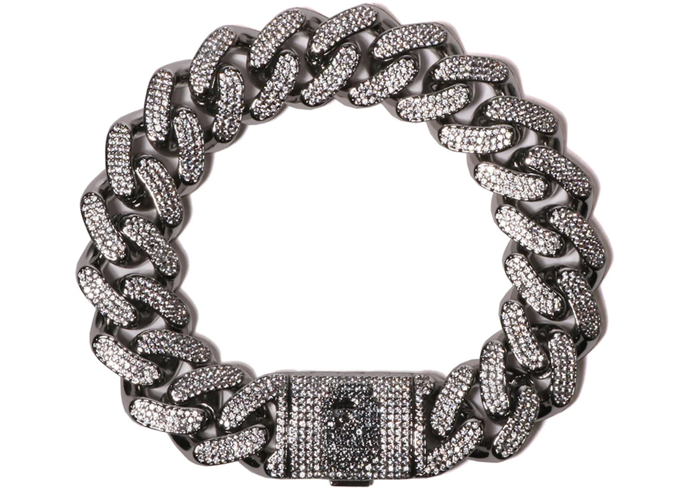 BAPE Ape Head Fat Bracelet Silver