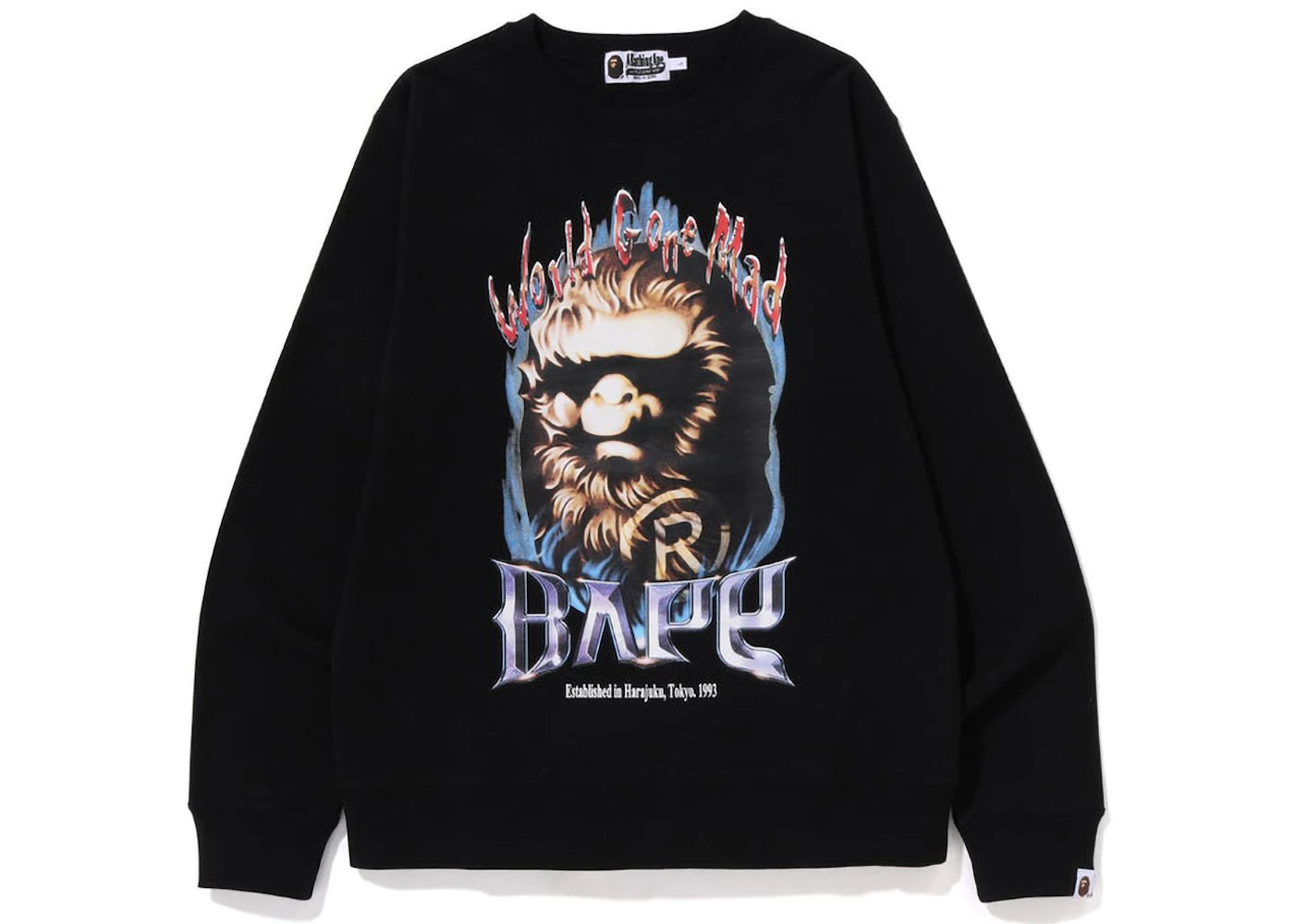 BAPE Ape Head Graphic Crewneck Black