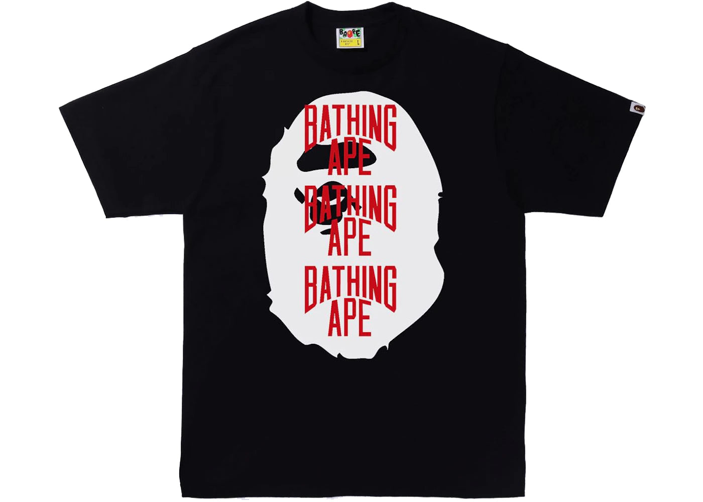 BAPE Ape Head Multi Print Tee (SS22) Black