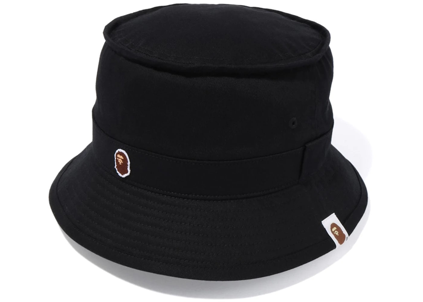 BAPE Ape Head One Point Bucket Hat (SS20) Black