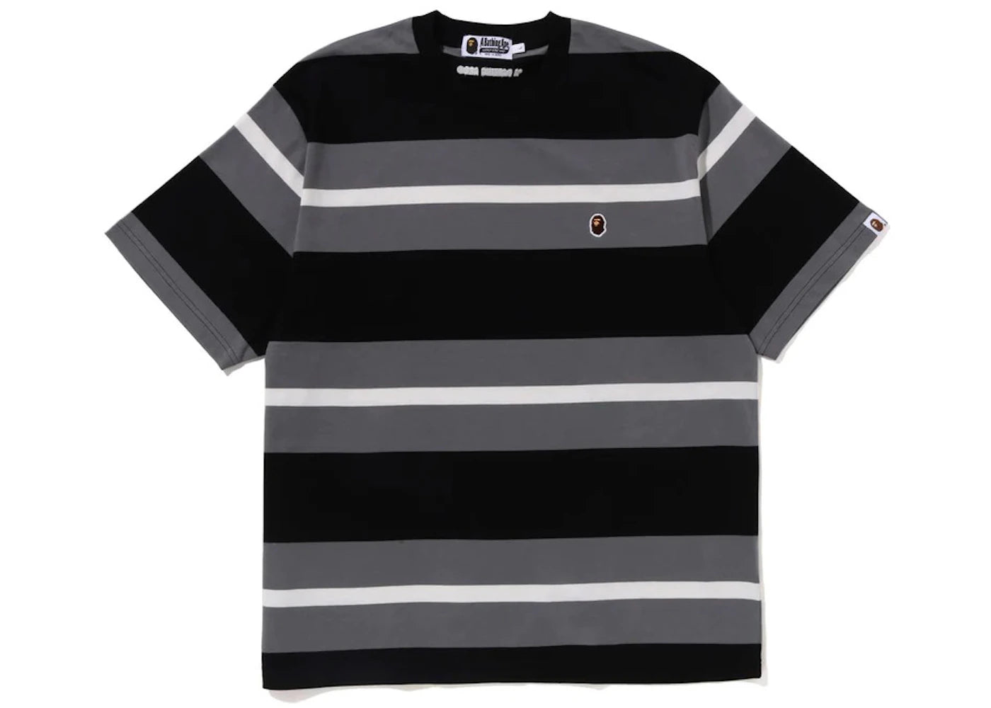 BAPE Ape Head One Point Hoop Tee Black