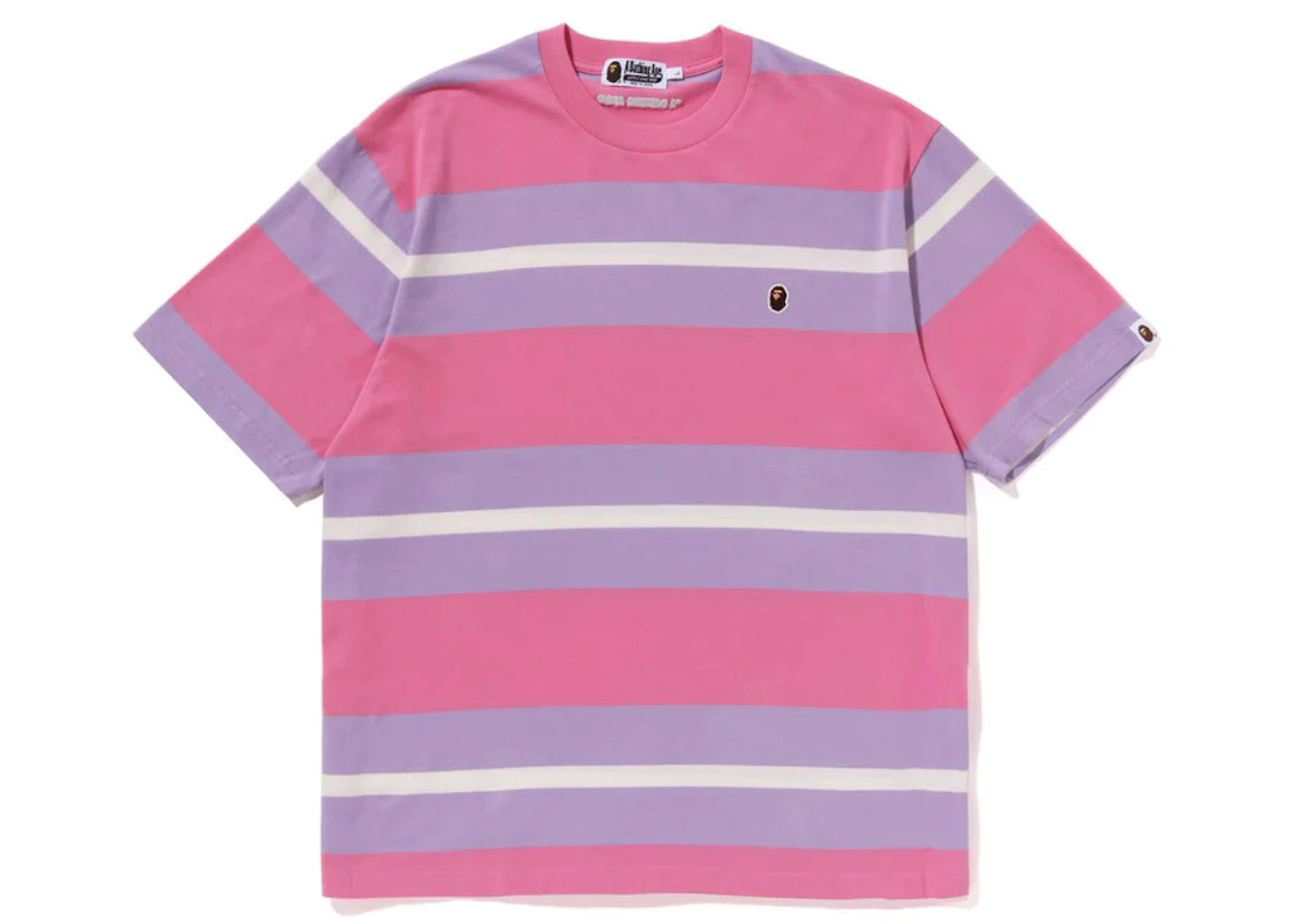 BAPE Ape Head One Point Hoop Tee Purple