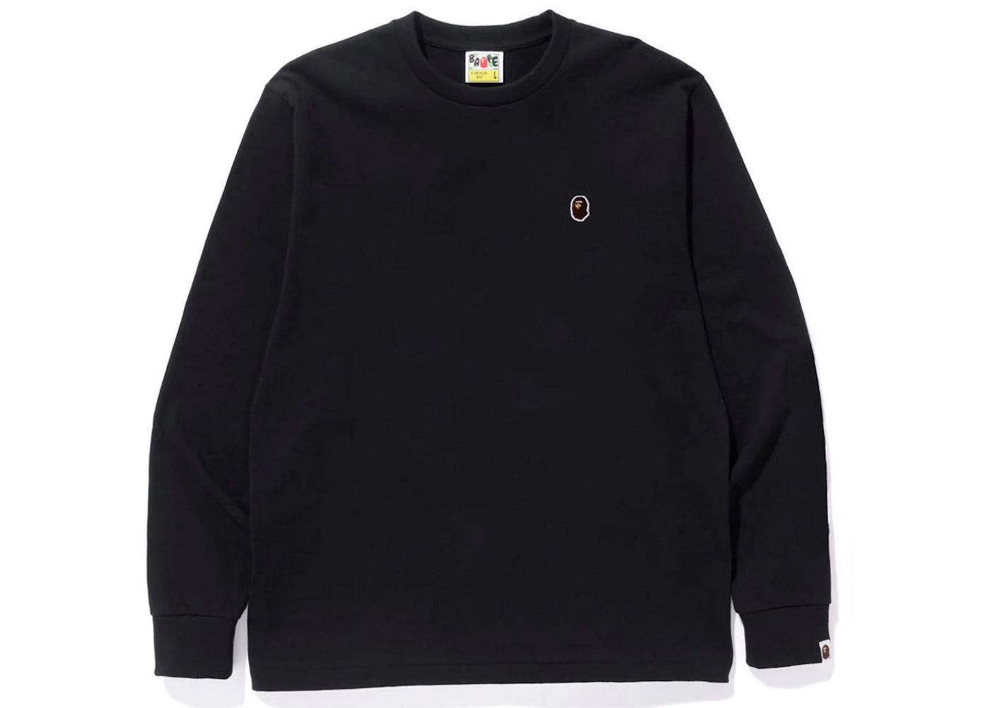 BAPE Ape Head One Point L/S Tee (SS23) Black