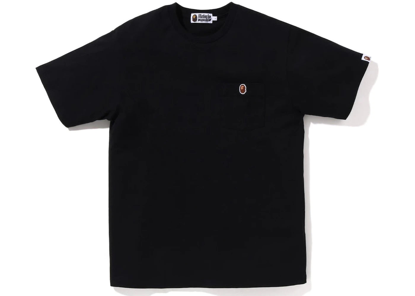 BAPE Ape Head One Point Pocket Tee (FW22) Black