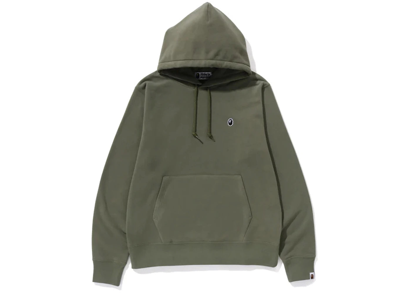 BAPE Ape Head One Point Pullover Hoodie Olivedrab
