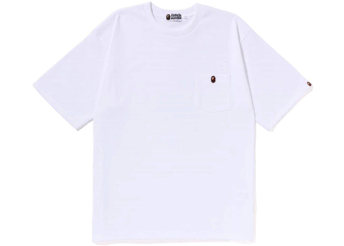 BAPE Ape Head One Point Relaxed Fit Pocket Tee (SS23) White