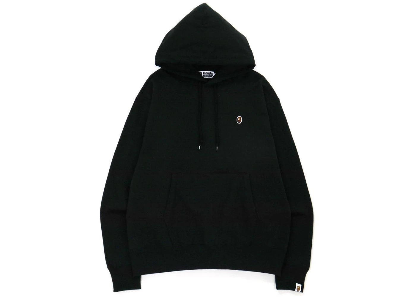 BAPE Ape Head One Point Relaxed Fit Pullover Hoodie Black