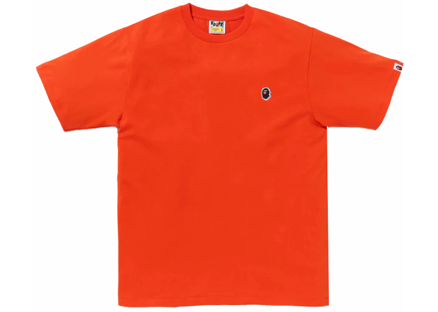 BAPE Ape Head One Point Tee (FW23) Orange
