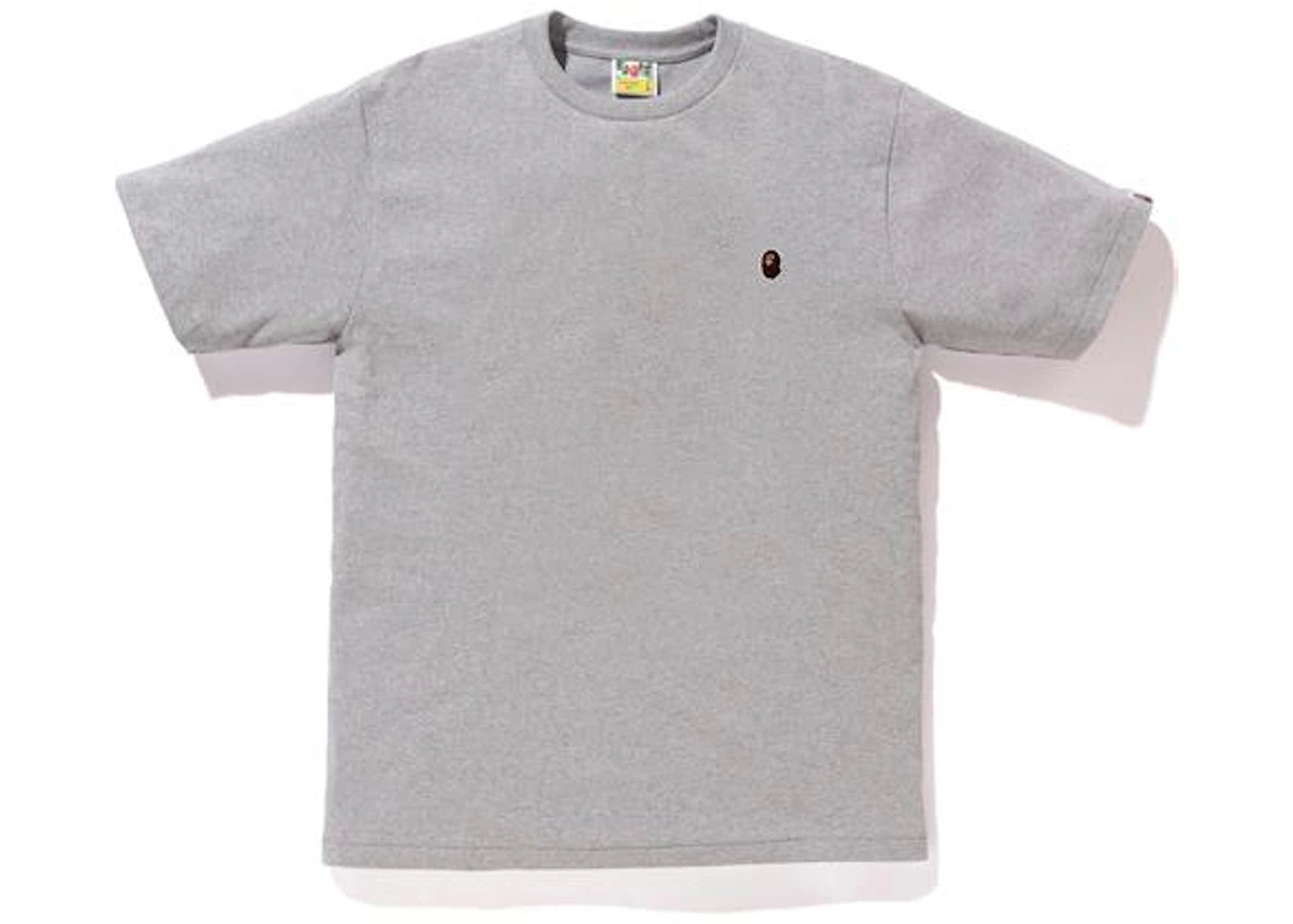 BAPE Ape Head One Point Tee Gray