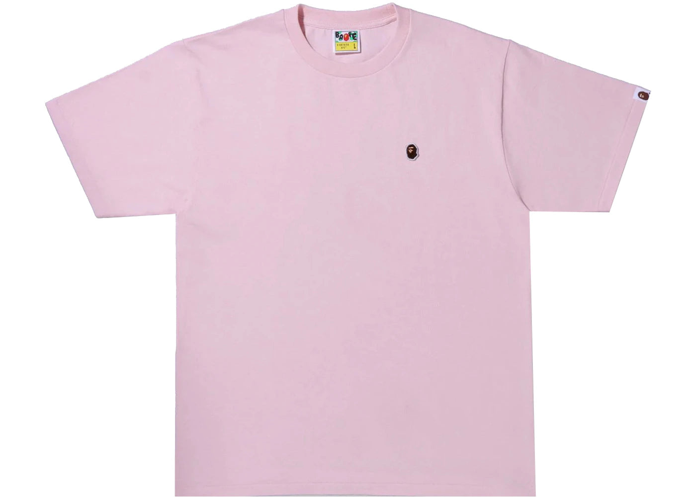 BAPE Ape Head One Point Tee Pink