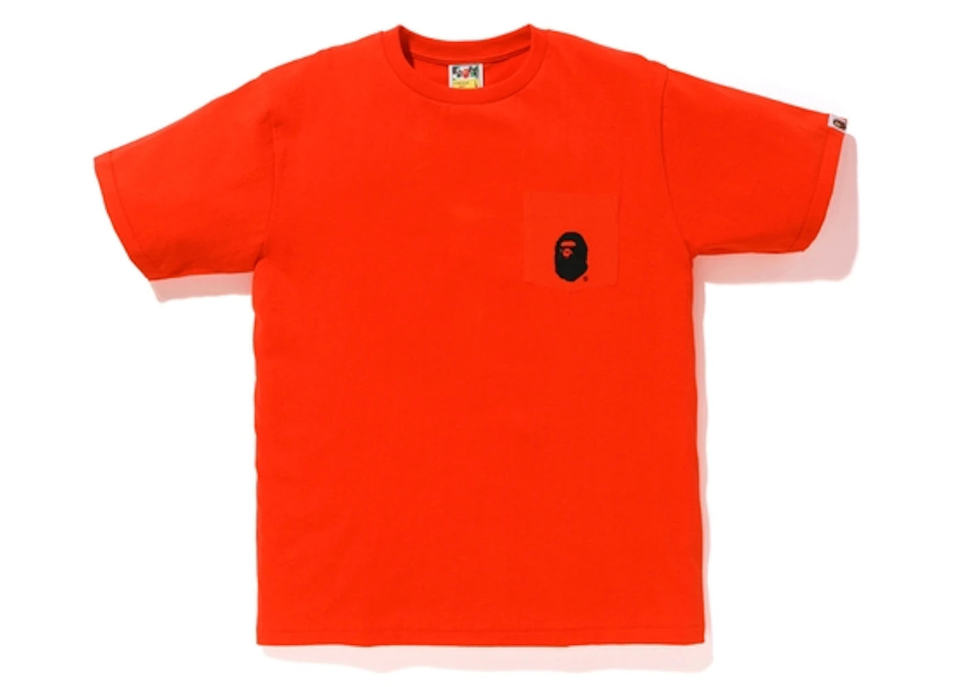 BAPE Ape Head Pocket Tee Orange