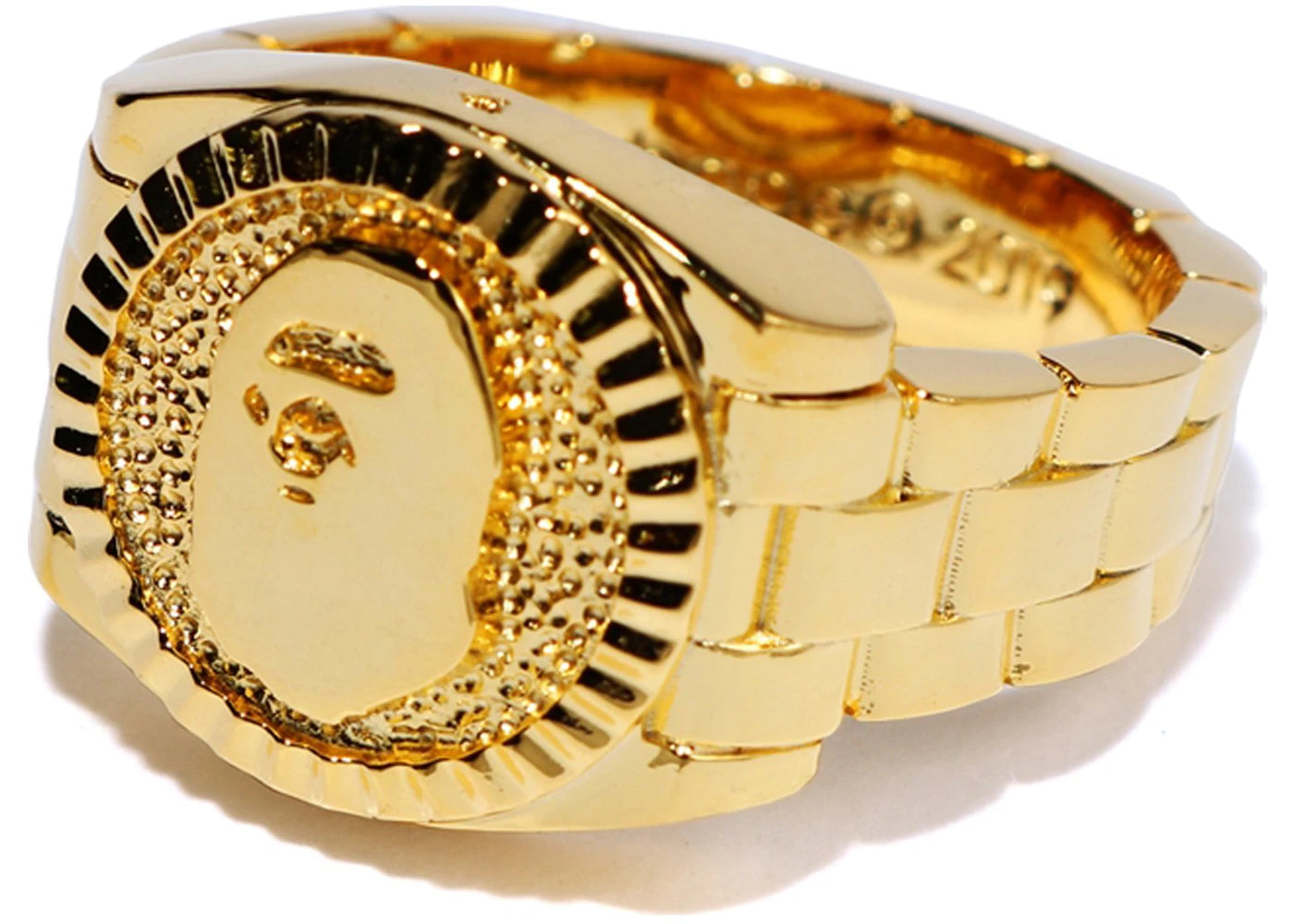 BAPE Ape Head Ring Gold