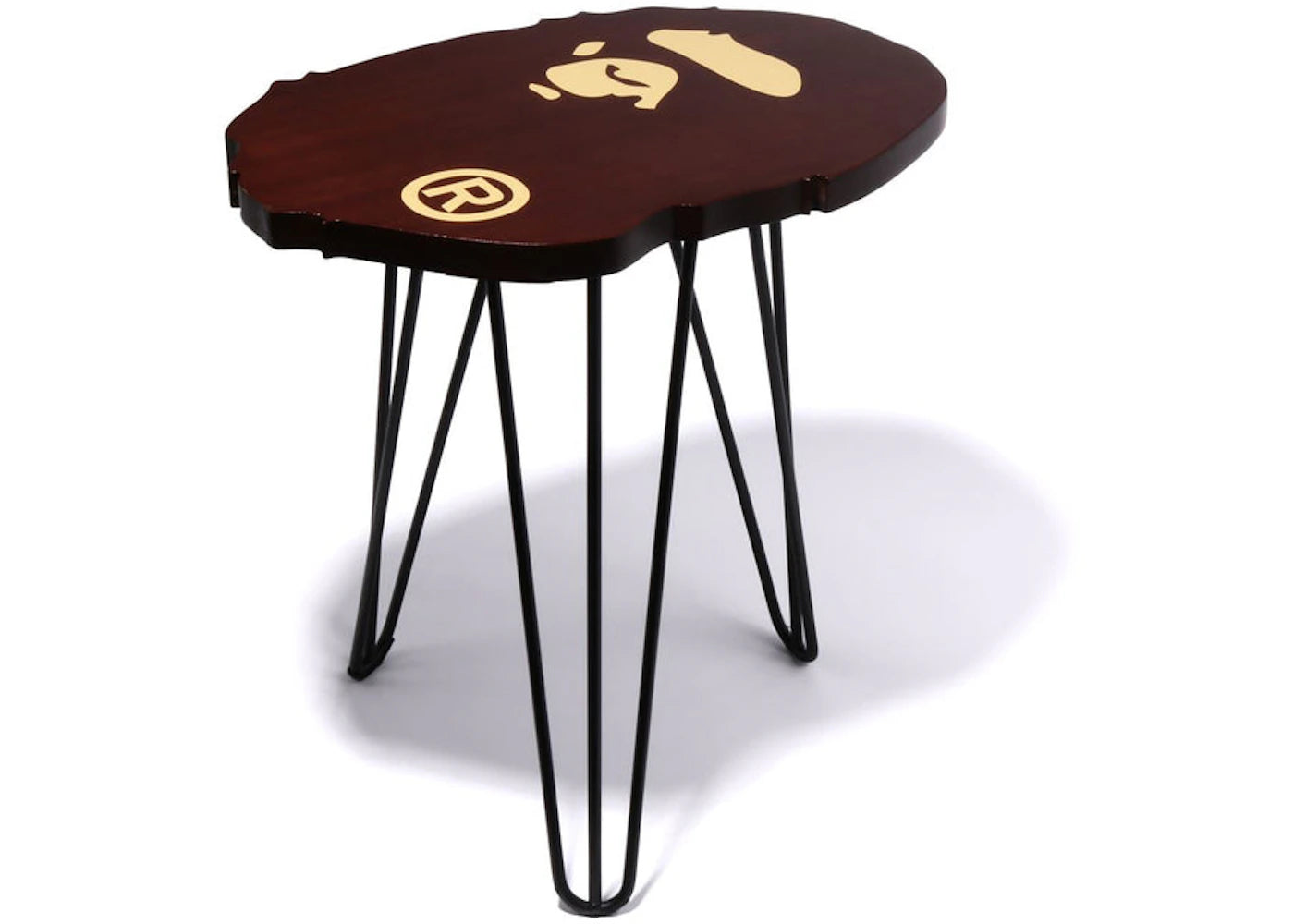 BAPE Ape Head Side Table Brown