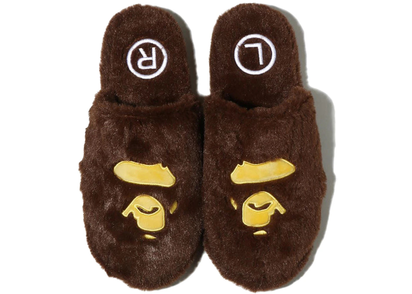 BAPE Ape Head Slipper Brown