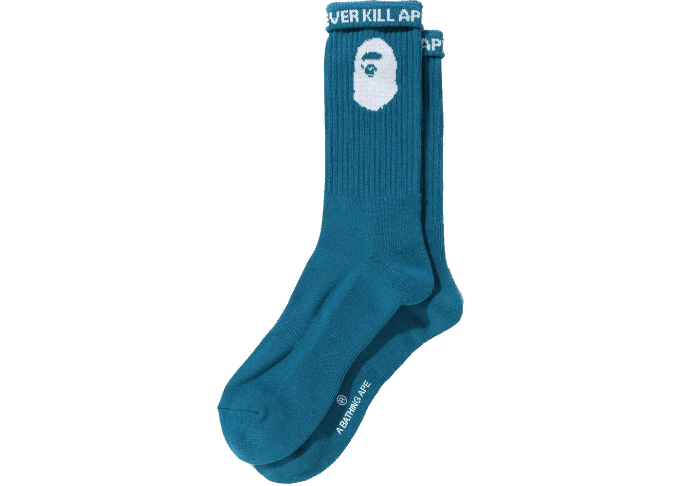 BAPE Ape Head Socks Blue