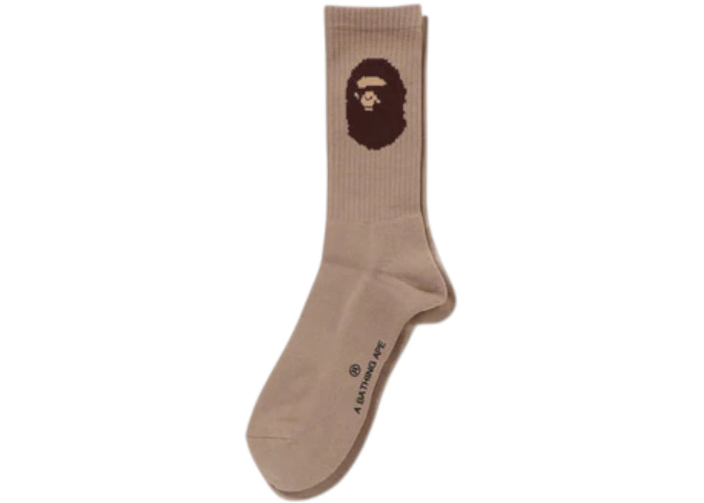 BAPE Ape Head Socks (SS25) Beige