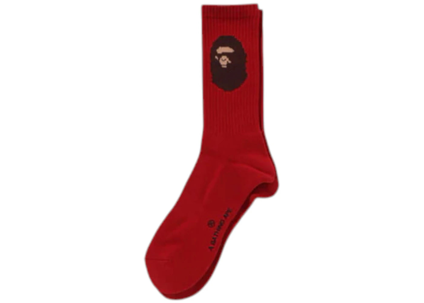 BAPE Ape Head Socks (SS25) Red