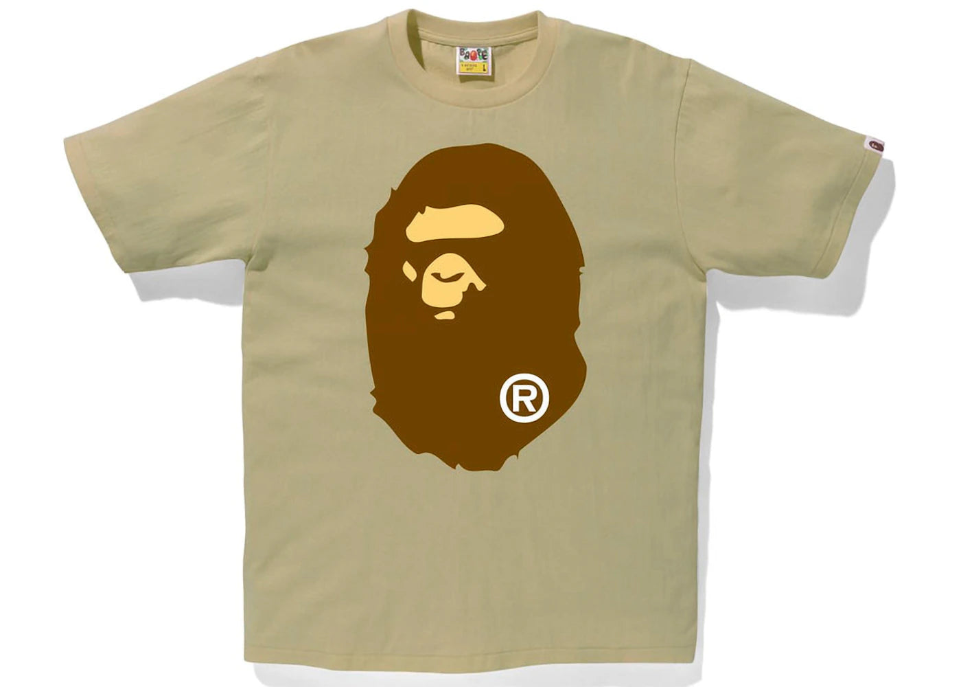 BAPE Ape Head Tee (SS22) Beige