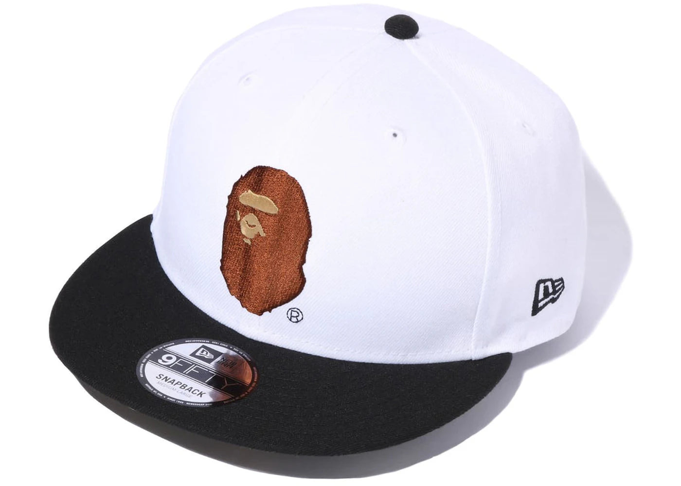 BAPE Ape Head World Gone Mad 9Fifty New Era Cap White