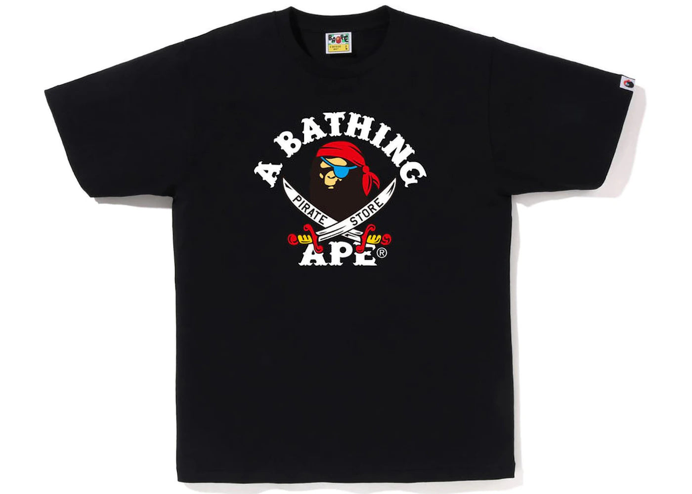 BAPE Ape Pirate Tee Black