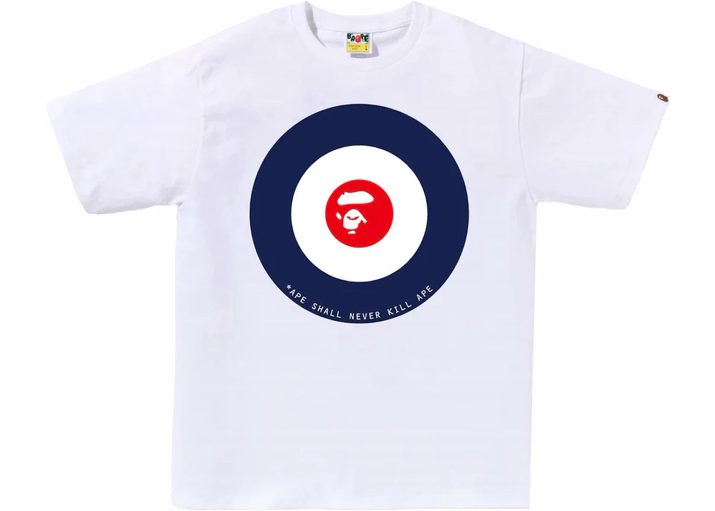 BAPE Ape Target Tee White