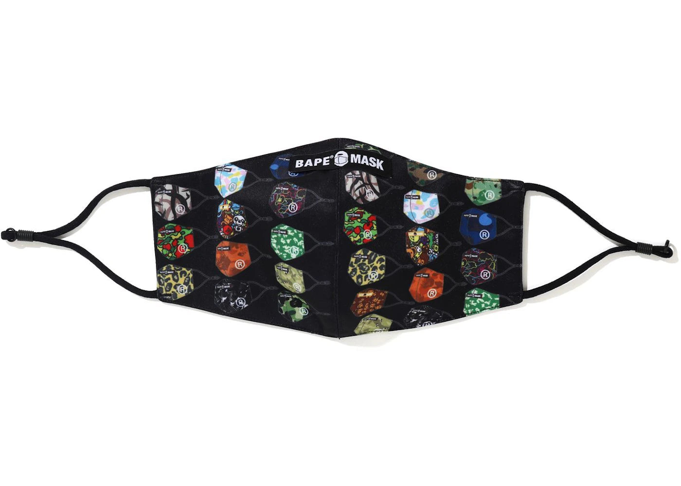 BAPE Archive Camo Pattern Mask Black Multi