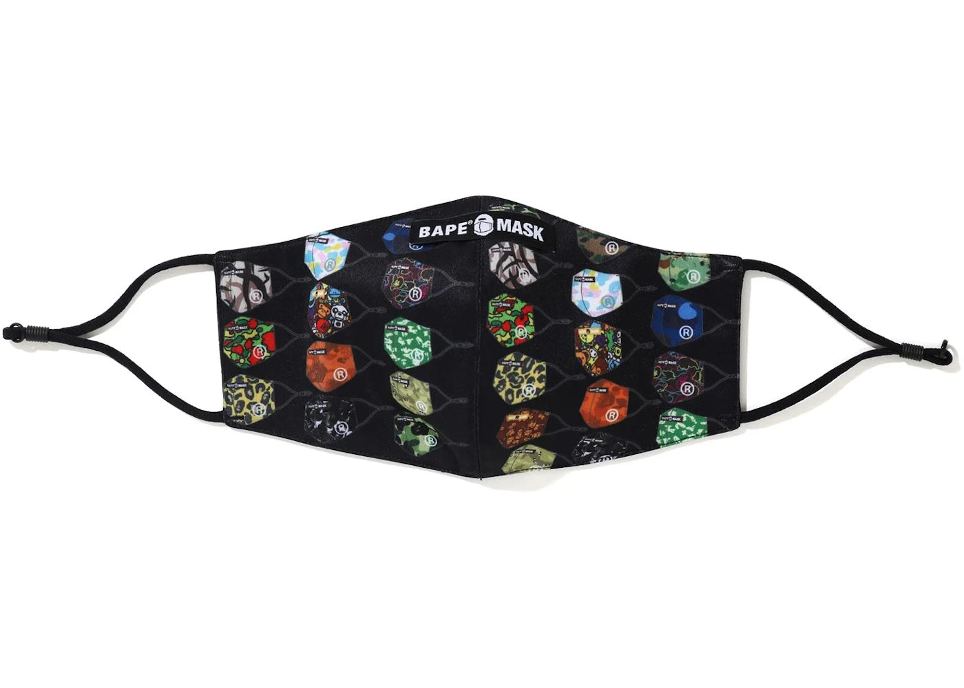 BAPE Archive Camo Pattern Mask Black