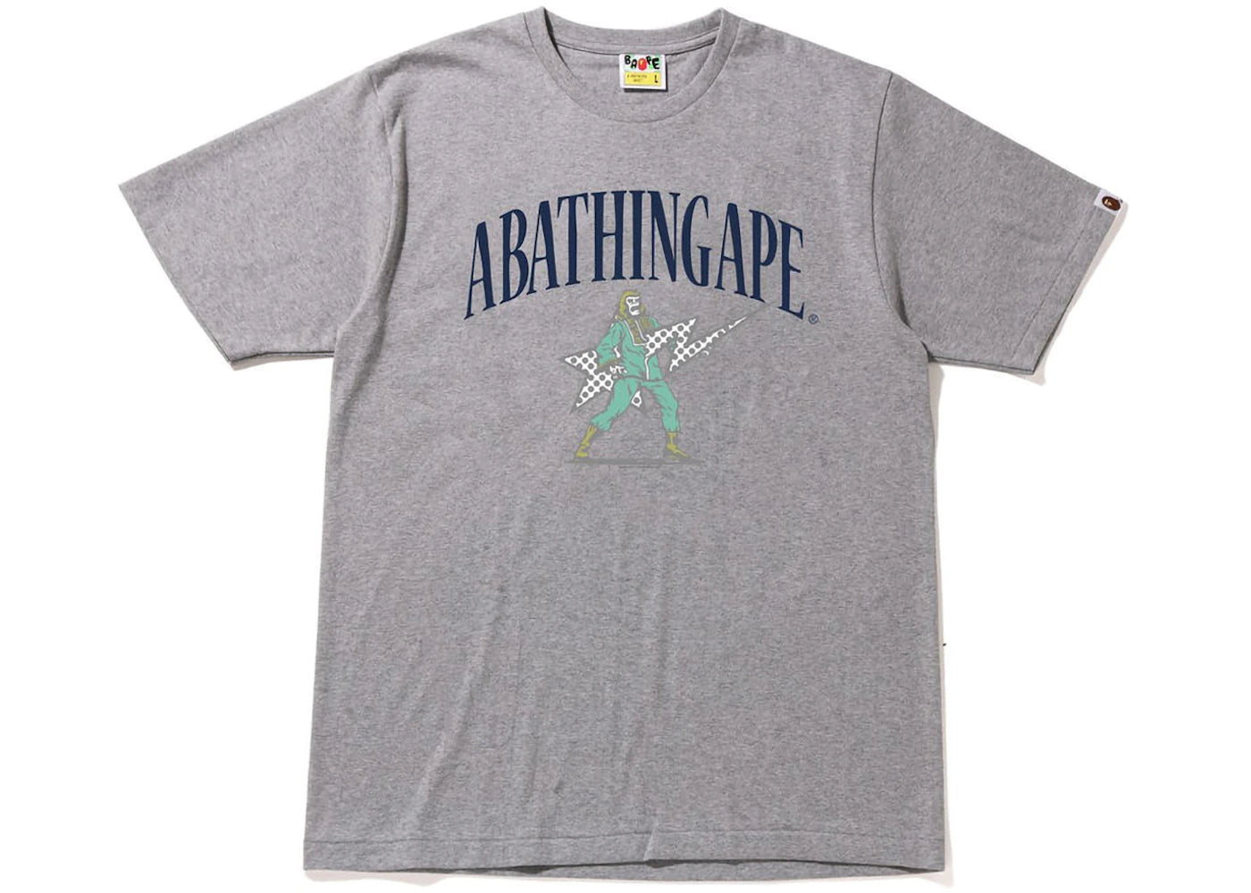 BAPE Archive Graphic #2 Tee Grey