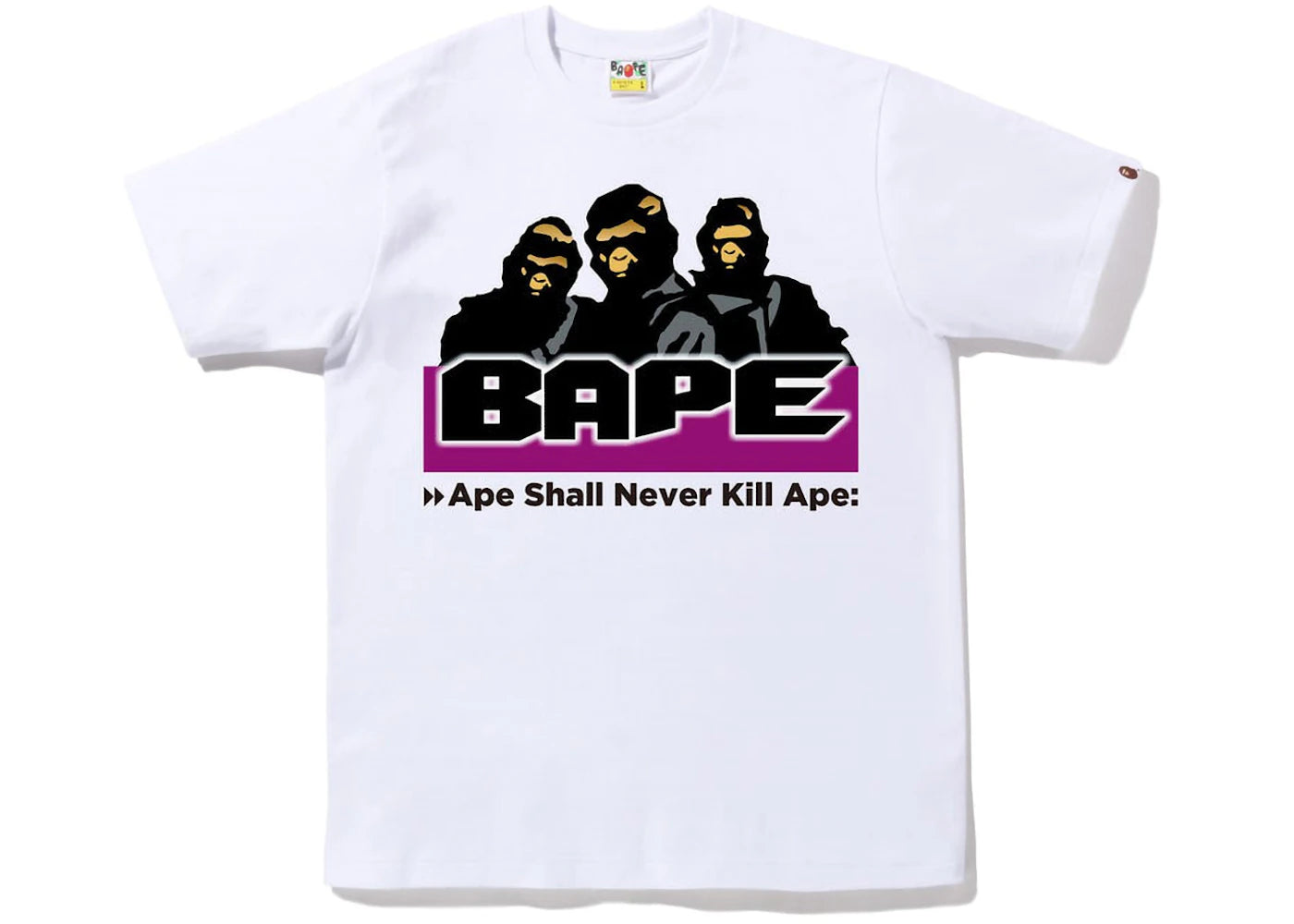 BAPE Archive Graphic #8 Tee White
