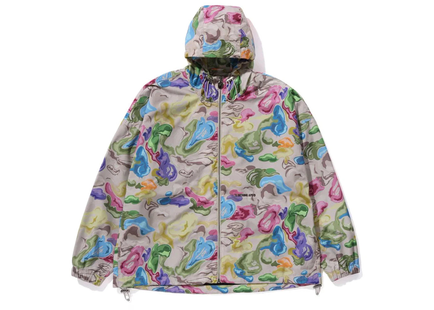 BAPE Art Camo Lightweight Hoodie Jacket Multi