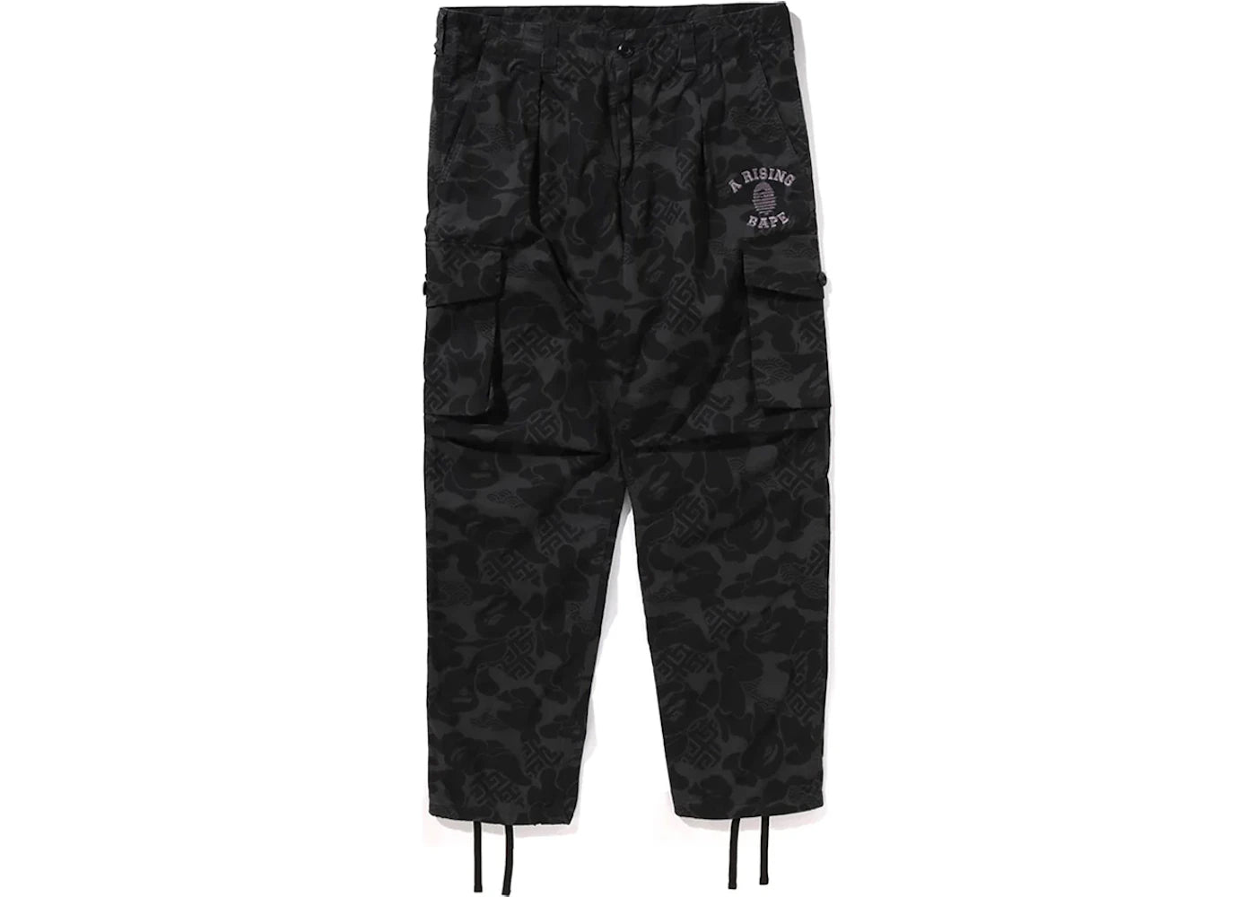 BAPE Asia Camo Army Pants Black