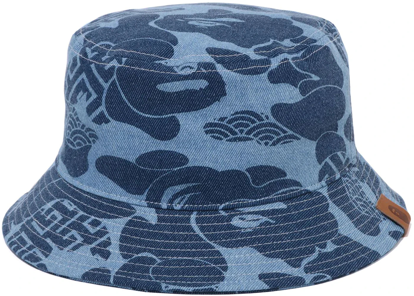 BAPE Asia Camo Denim Hat Indigo