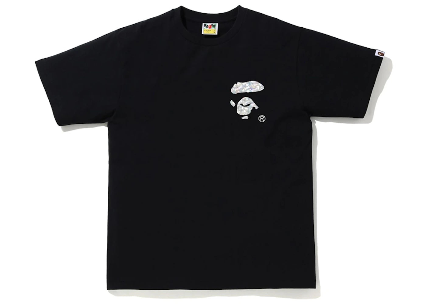 BAPE Aurora Ape Face Tee Black