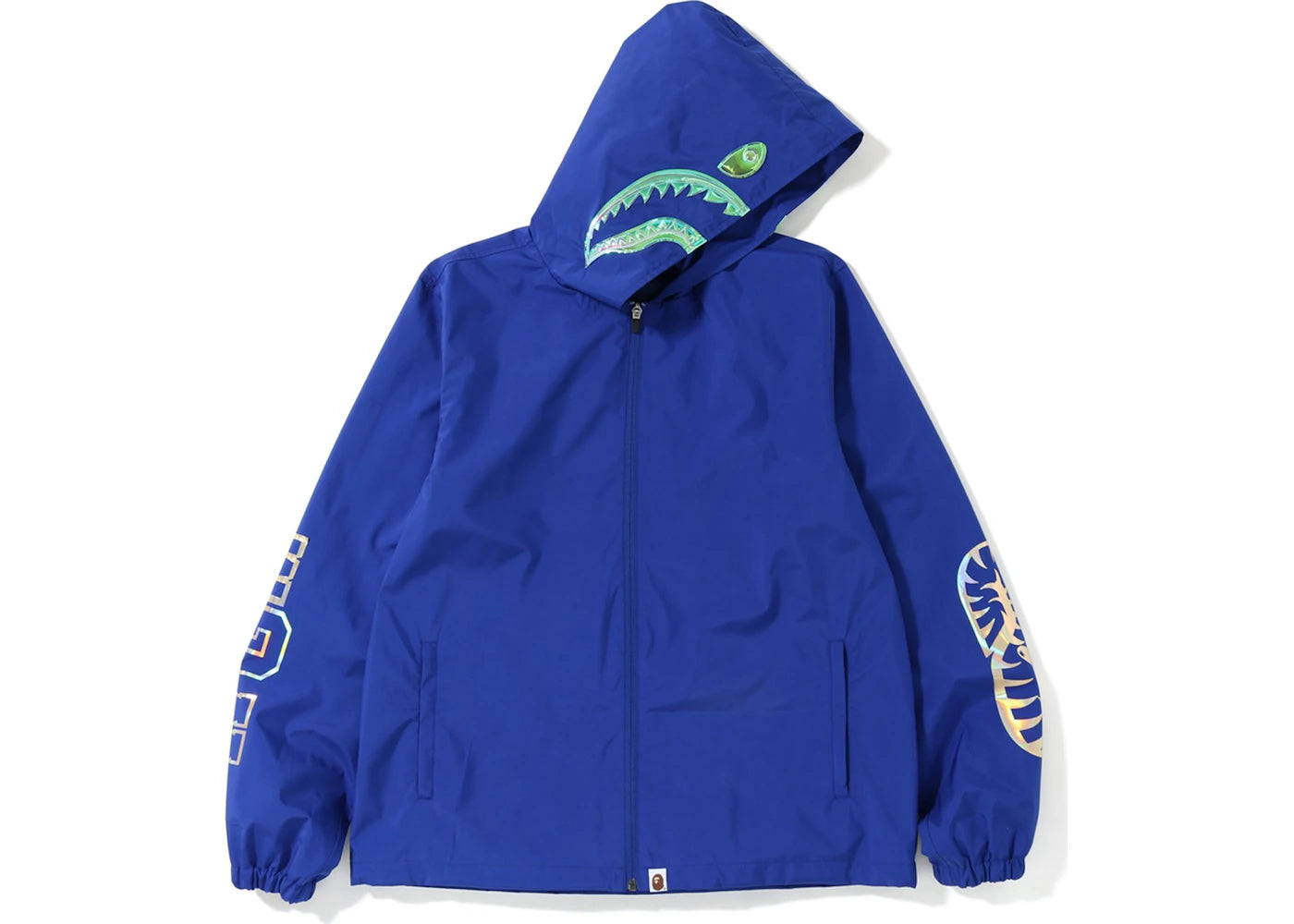 BAPE Aurora Shark Hoodie Jacket Blue