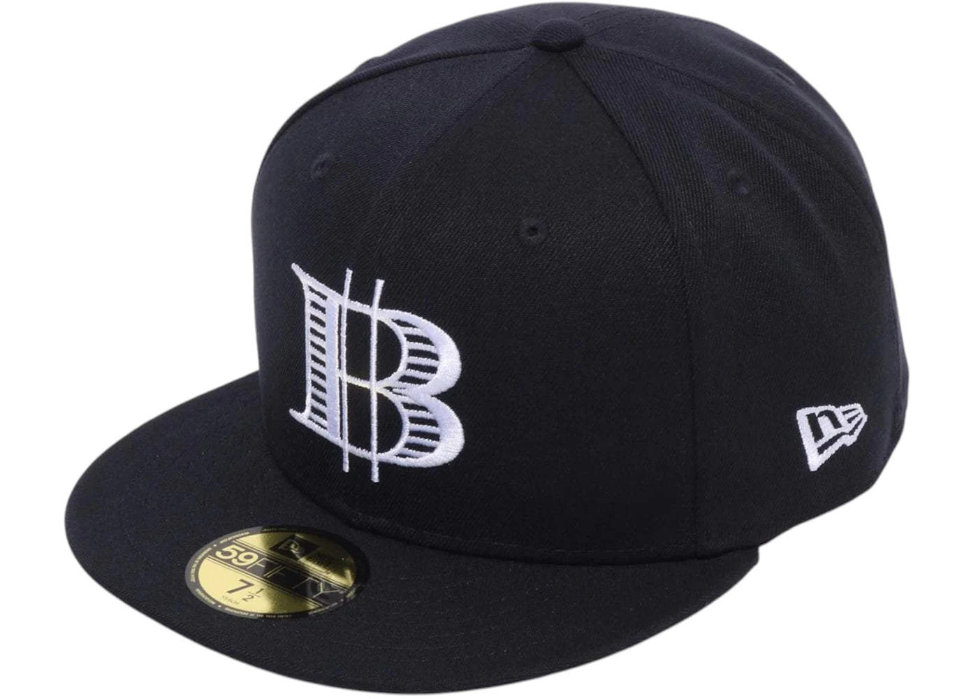 BAPE B Logo New Era 59Fifty Cap Navy