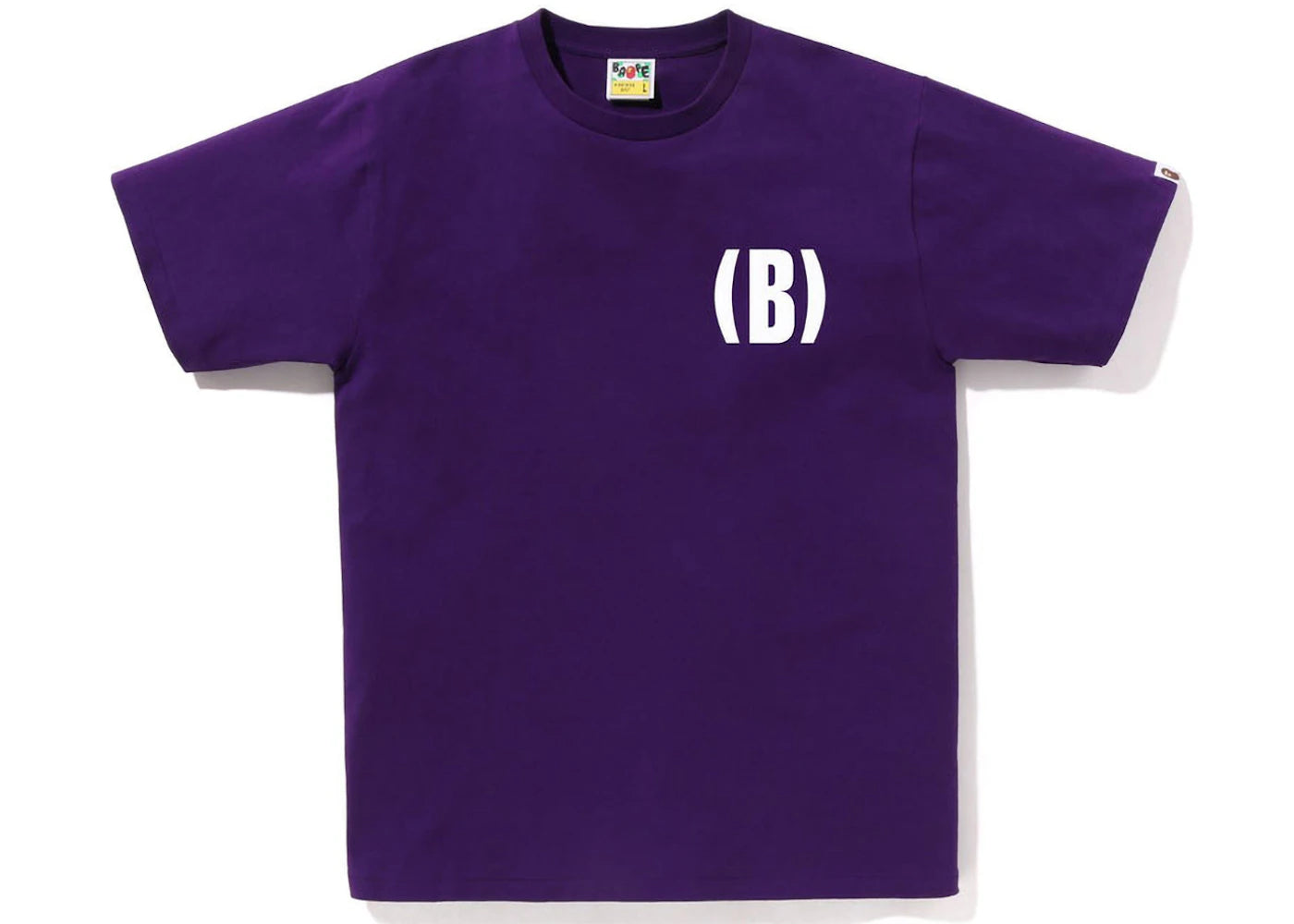 BAPE B One Point Tee Purple