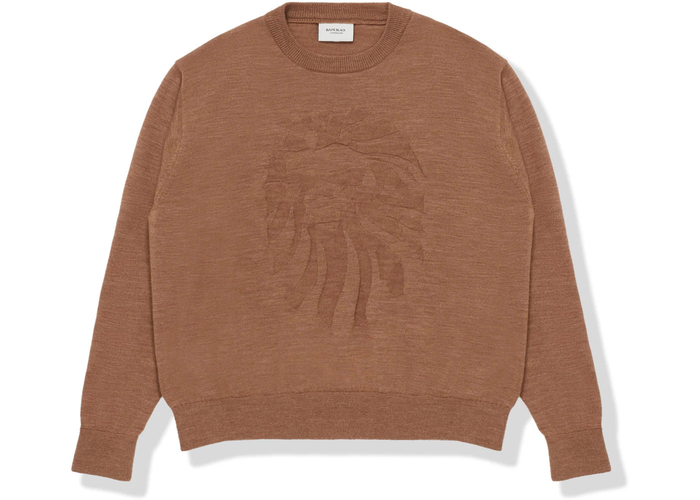BAPE BLACK Ape Head Pullover Knit Brown
