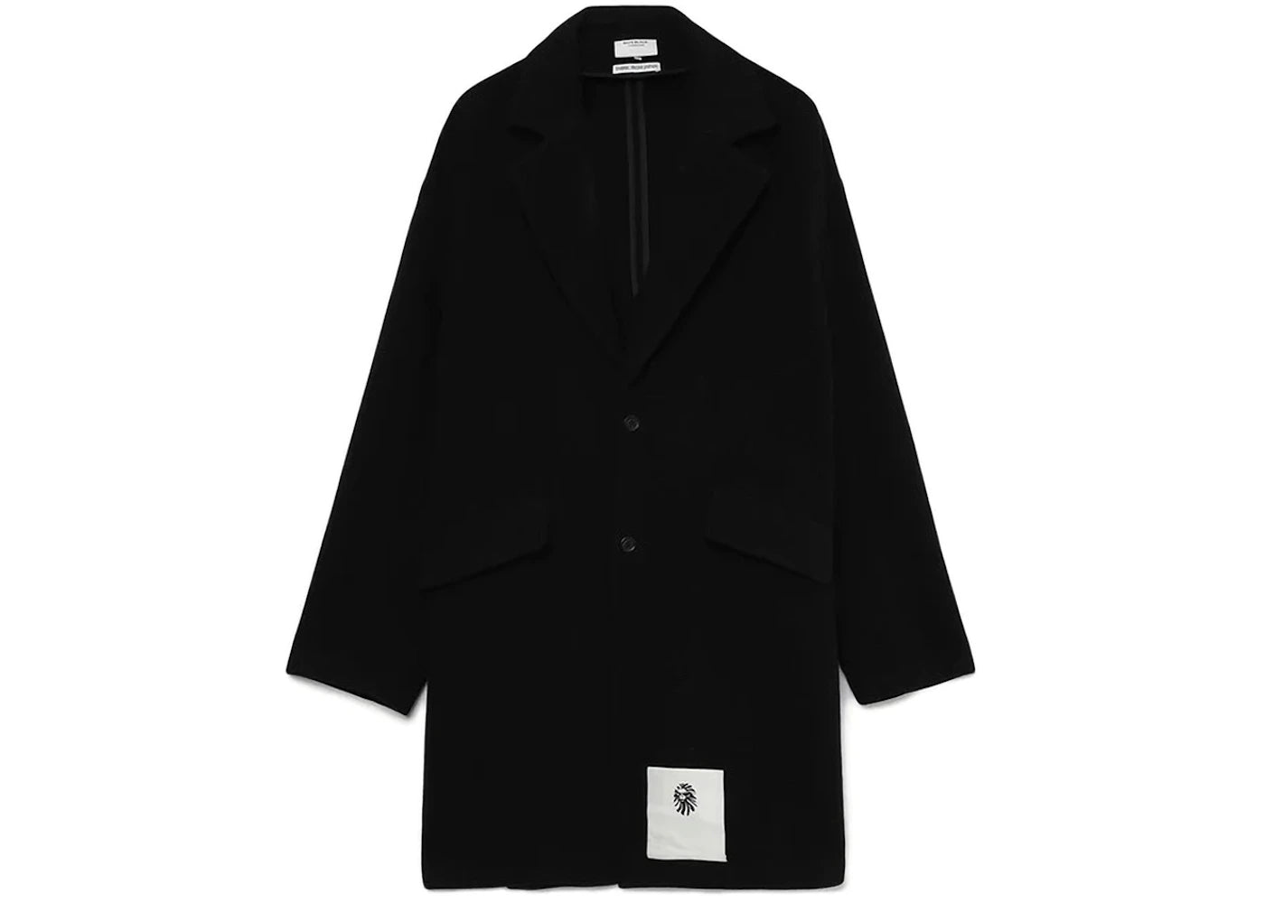 BAPE BLACK Chesterfield Coat Black