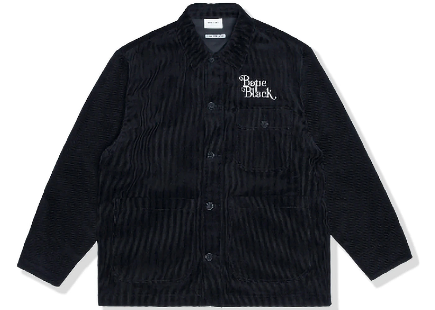 BAPE BLACK Courduroy Work Jacket Black